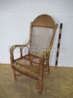 Wicker armchair